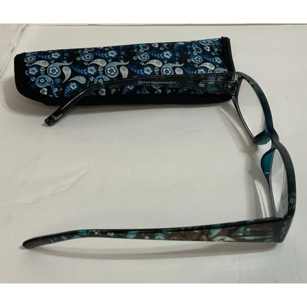 3 PAIR Foster Grant Daydreamer Purple Rose and Blue Reading Glasses